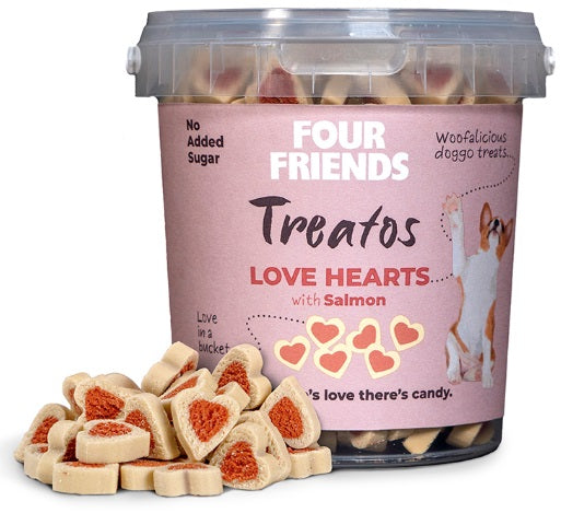 FourFriends: Treatos love hearts