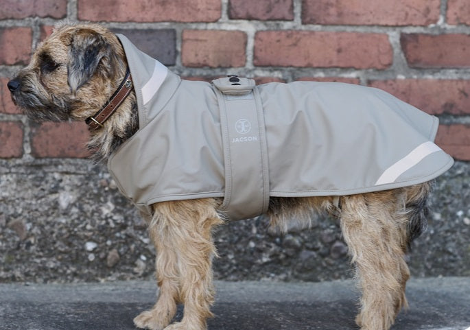 Jacson: "Barbro" regndekken, strl: 20cm - 25cm - 30cm (beige)
