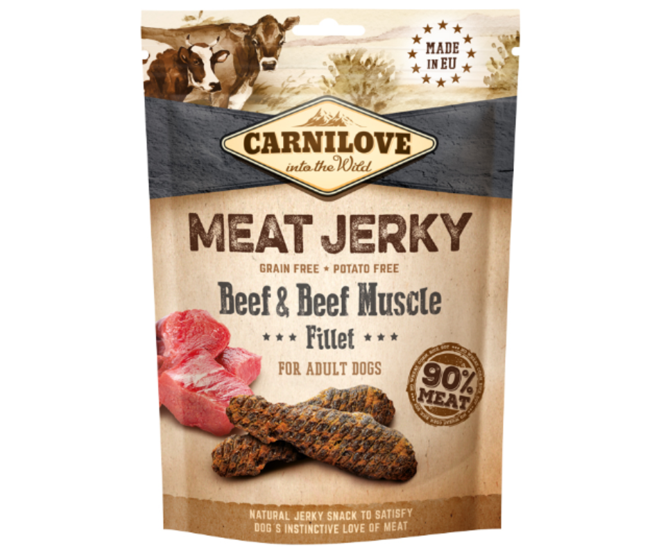 Carnilove: Meat jerky - oksekjøtt (kornfri)