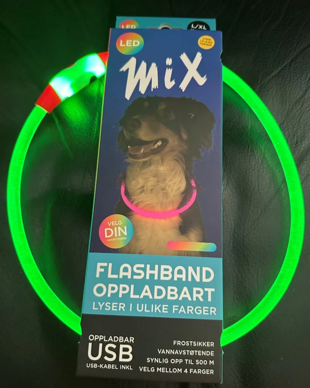 MIX Lysende halsring