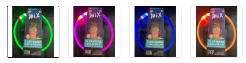 MIX Lysende halsring