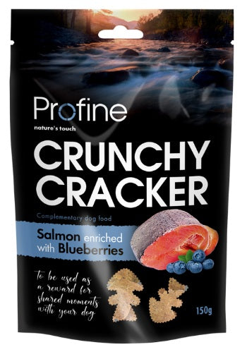 Profine Crunchy Cracker Laks og blåbær